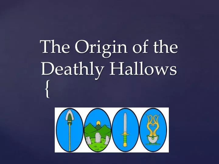 the origin of the deathly hallows