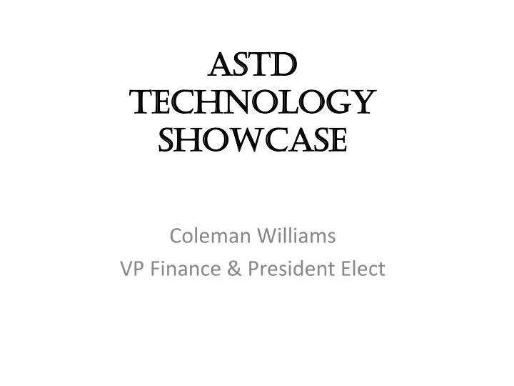 astd technology showcase