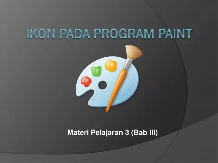 ikon pada program paint