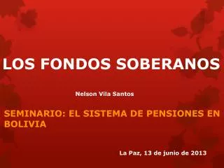 los fondos soberanos