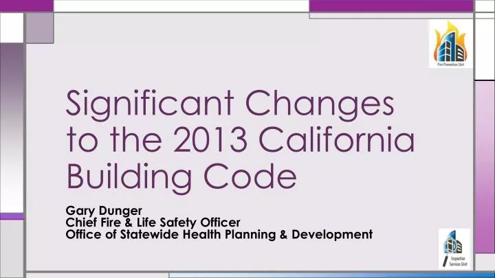 significant changes to the 2013 california building code