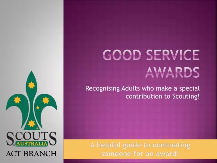 good service awards