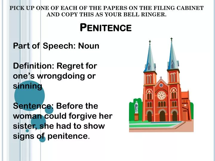 penitence