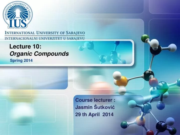 lecture 10 organic compounds