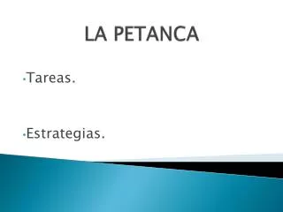 la petanca