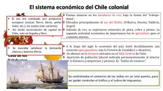 El sistema económico del Chile colonial