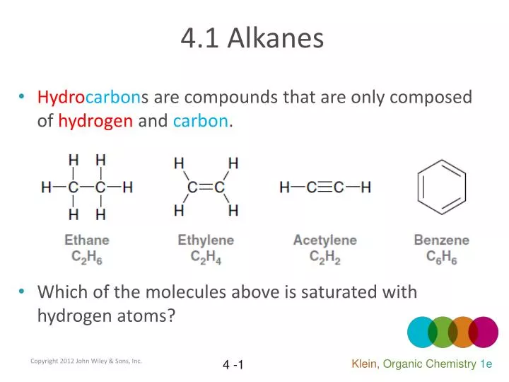 4 1 alkanes