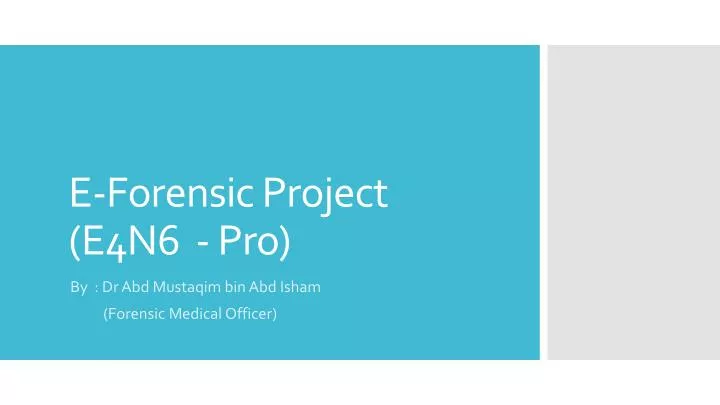 e forensic project e4n6 pro