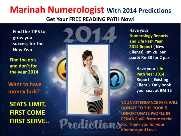 marinah numerologist with 2014 predictions get your free reading path now