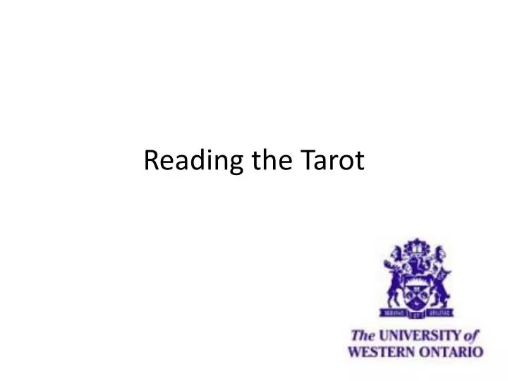 reading the tarot
