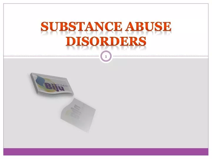 substance abuse disorders