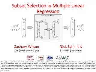 Subset Selection in Multiple Linear Regression