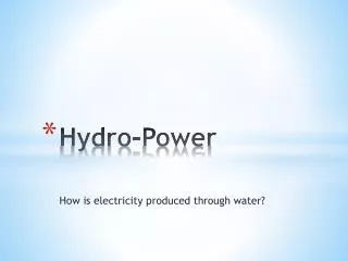 Hydro-Power