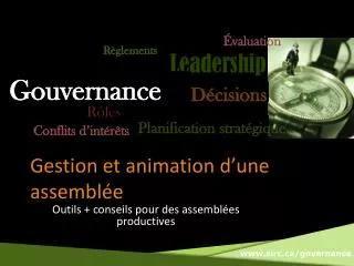 outils conseils pour des assembl es productives