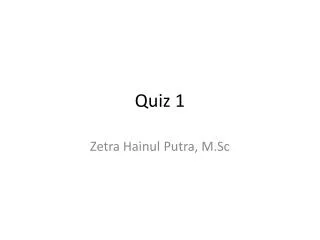 quiz 1