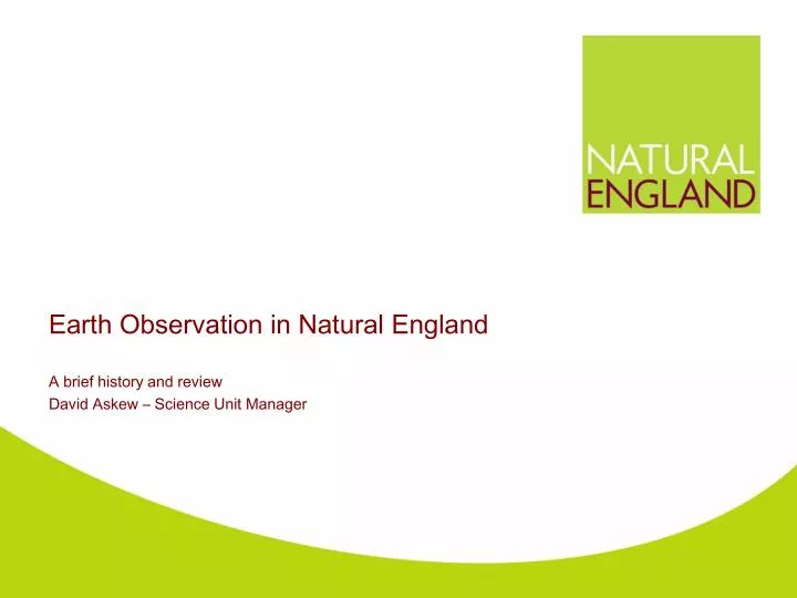 earth observation in natural england