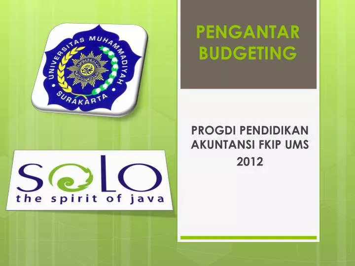 pengantar budgeting