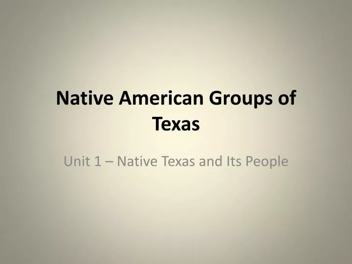 native american groups of texas