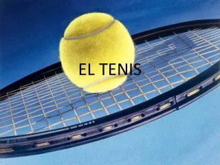 el tenis