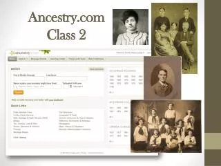 Ancestry.com Class 2