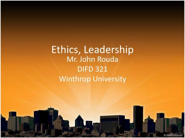 ethics leadership