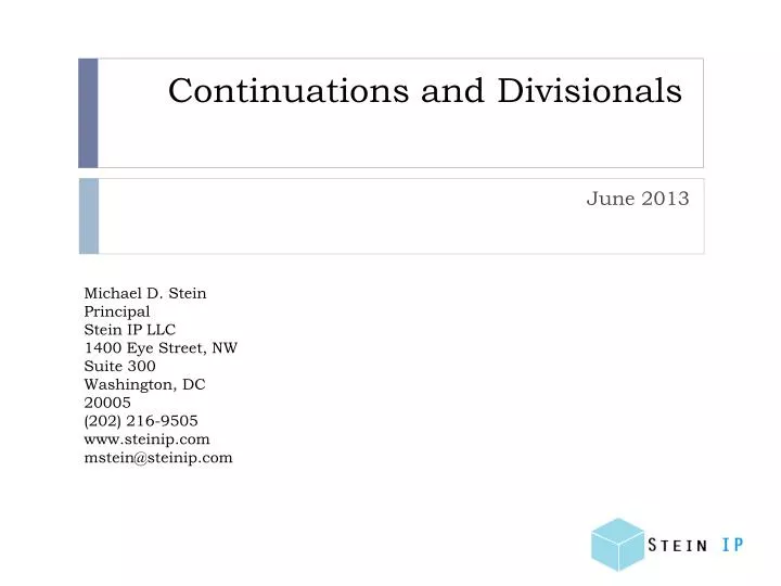 continuations and divisionals