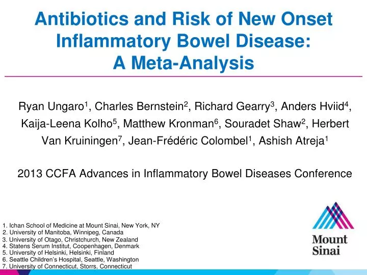 antibiotics and risk of new onset inflammatory bowel disease a meta analysis