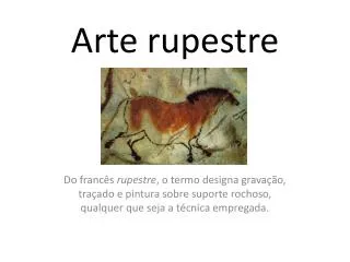arte rupestre