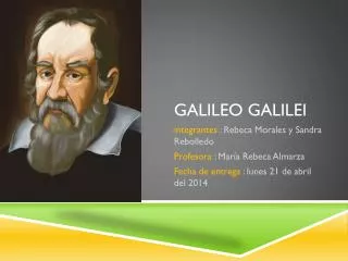 galileo galilei