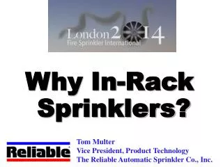 Why In-Rack Sprinklers?