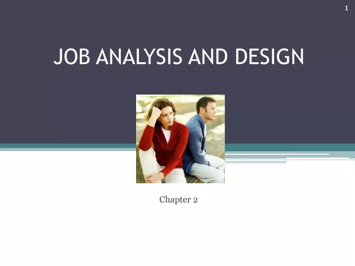 job analysis and design