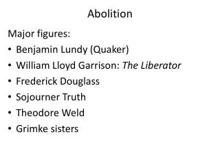 Abolition