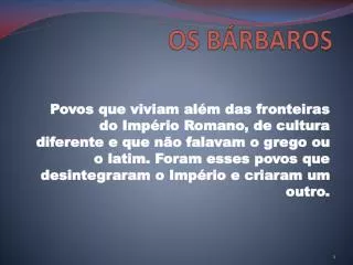 os b rbaros