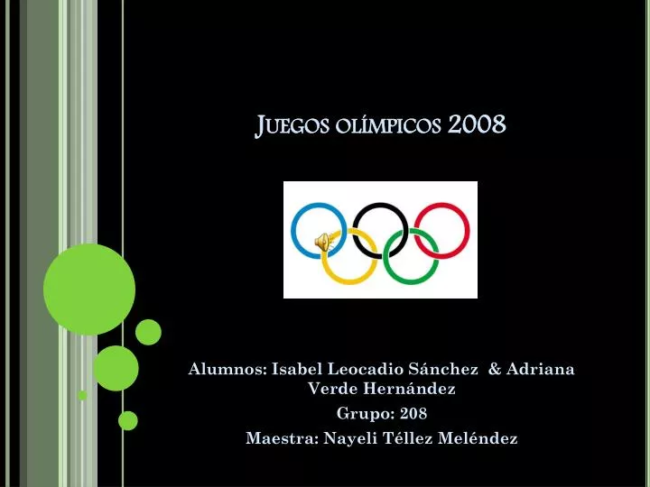juegos ol mpicos 2008