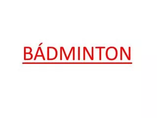 b dminton