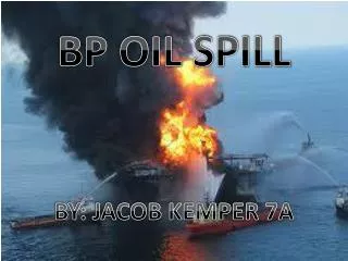 BP OIL SPILL