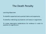 The Death Penalty - slide 1