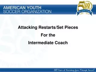 Attacking Restarts/Set Pieces For the Intermediate Coach