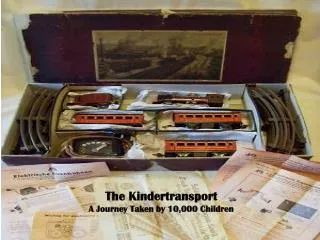 The Kindertransport A Journey Taken by 10,000 Children
