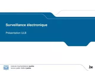 surveillance lectronique