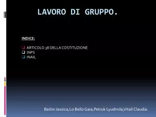 bailini jessica lo bello gaia petruk lyudmila vitali claudia