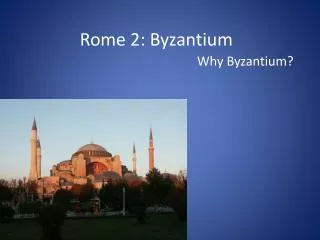 Rome 2: Byzantium
