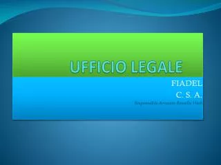 ufficio legale