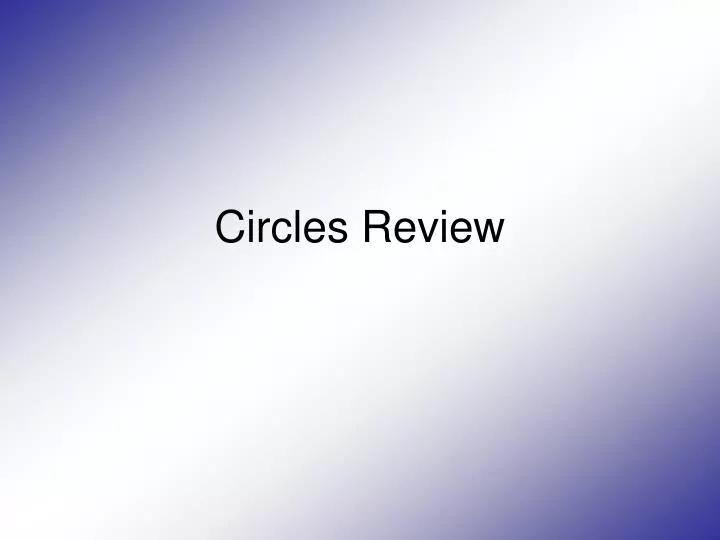 circles review