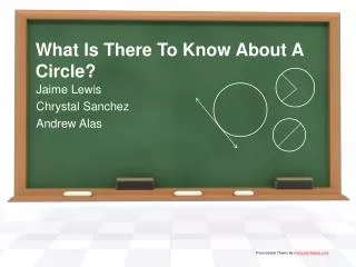 What Is There To Know About A Circle?