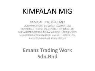 kimpalan mig