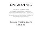 KIMPALAN MIG - slide 1