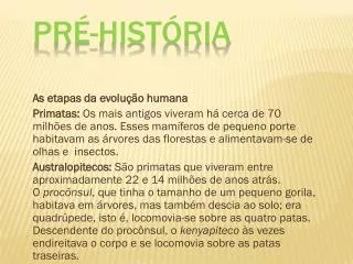 pr hist ria