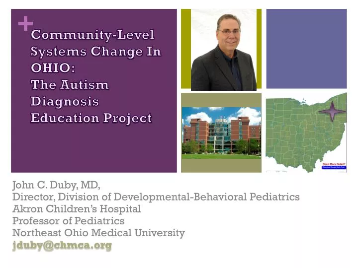 community level systems change in ohio the autism diagnosis education project