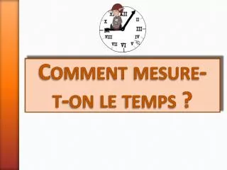 mesurer le temps